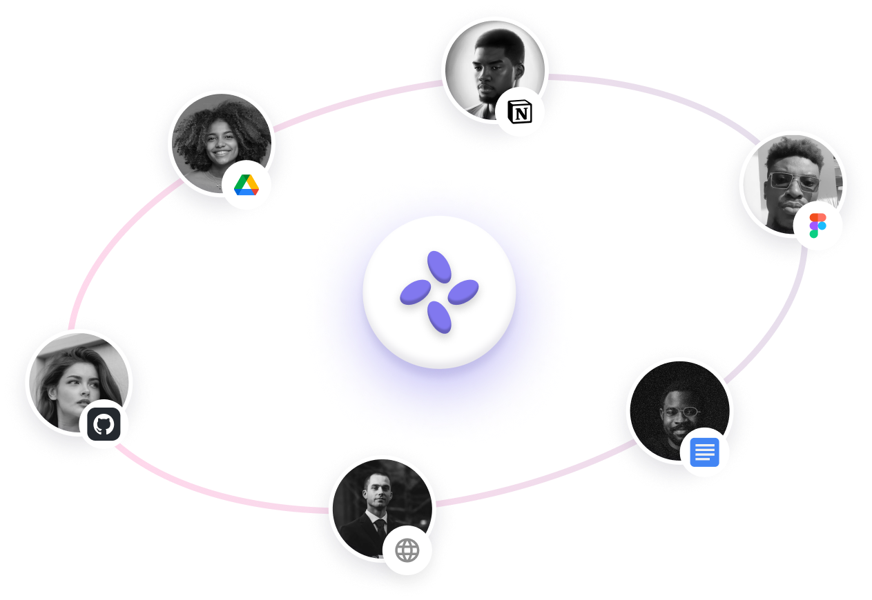 hero landing image for overlap webpage showing the preview of the dashboard